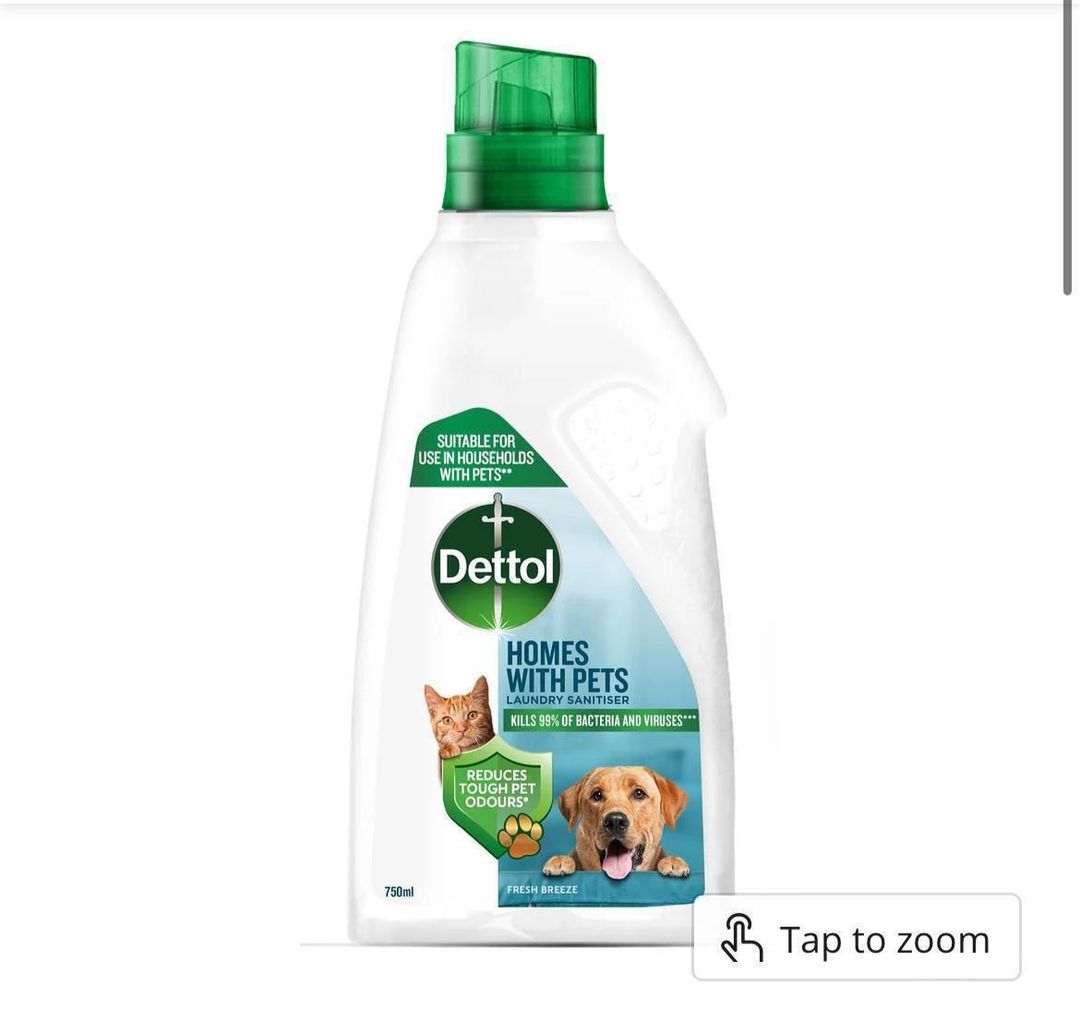 Dettol laundry sanitiser pet 6x750ml