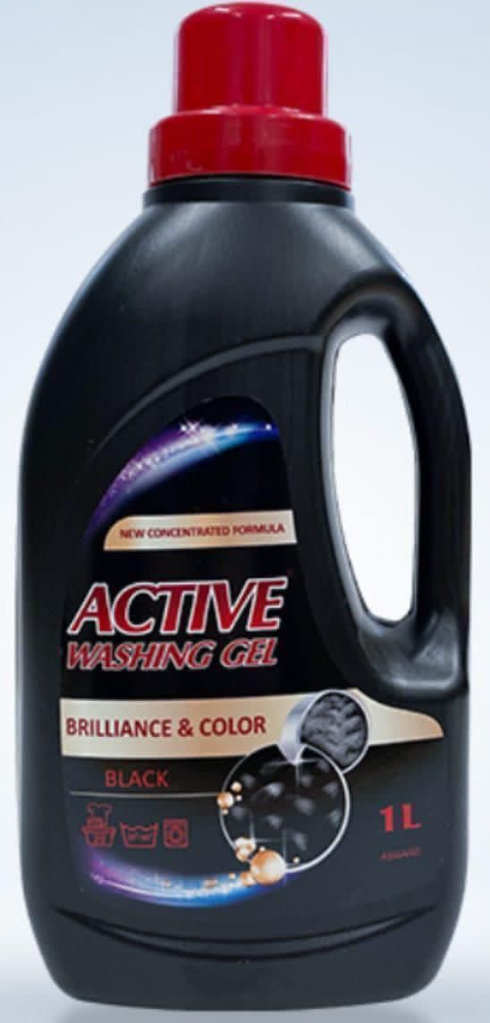 Active washing gel black 20wash 12x1L  BBE 30/06/26  Non uk stock