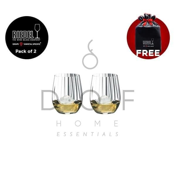 GELAS WHISKY RIEDEL TUMBLER COLLECTION OPTICAL O WHISKY PACK OF 2 PCS