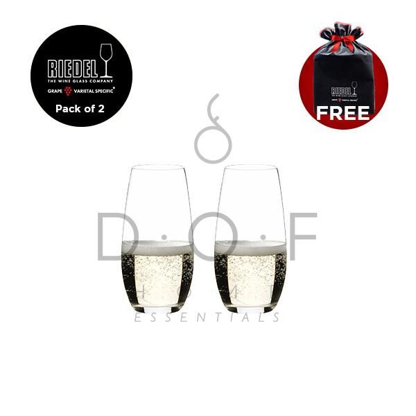 GELAS WHITE WINE RIEDEL O WINE TUMBLER CHAMPAGNE GLASS PACK OF 2 PCS