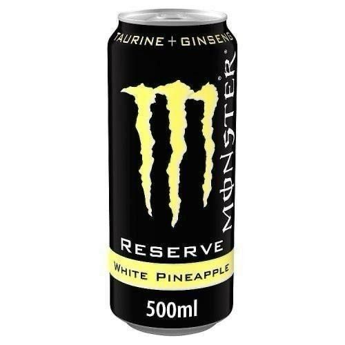 2 cases Monster Reserve White Pineapple  12x 500ml  *Dated: 08/26* 