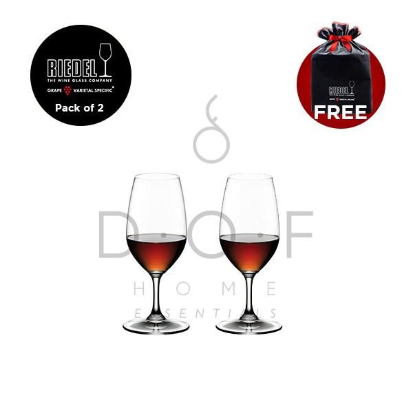 GELAS WINE RIEDEL BAR PORT VINUM PACK OF 2 PCS