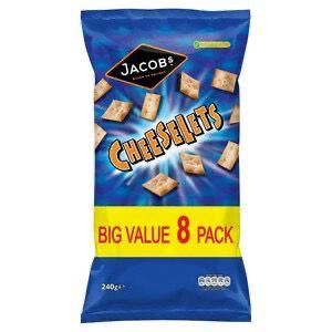 2 cases Jacob’s cheeselets 15 per case Dated 28/2/2026
