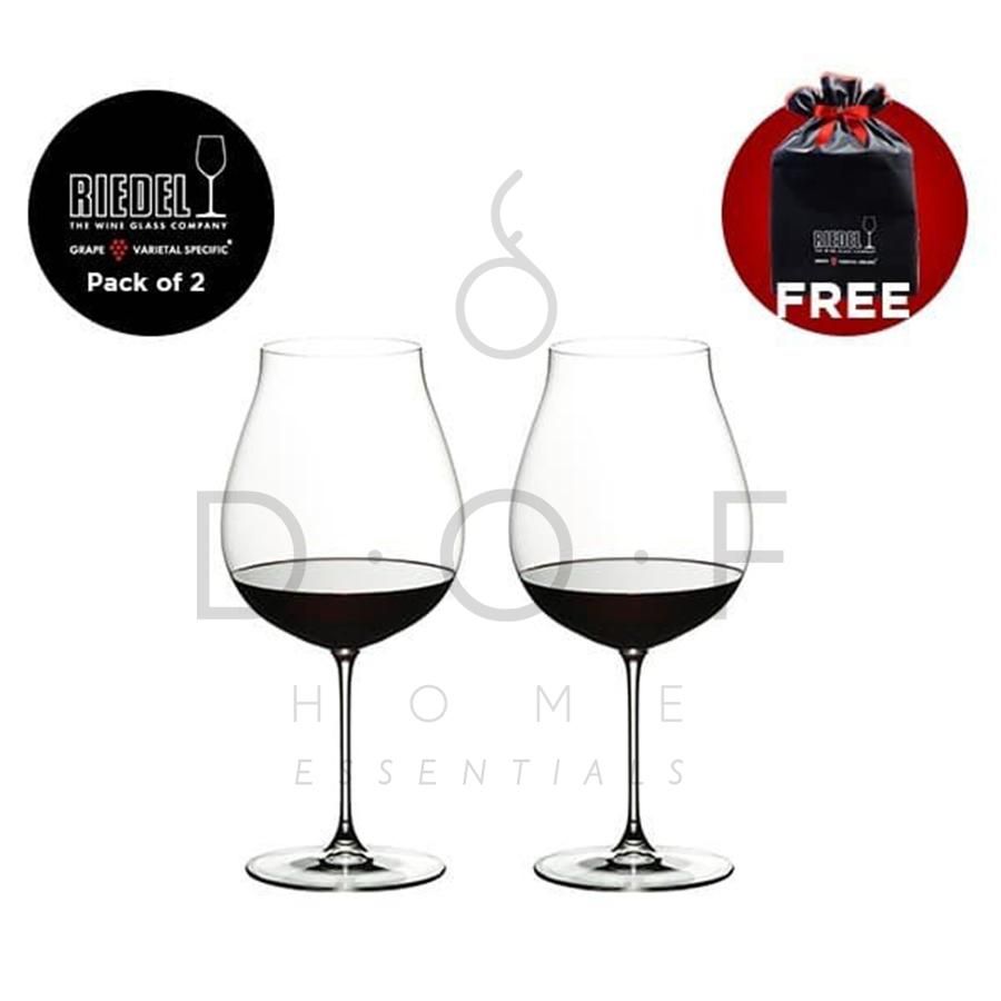 RIEDEL VERITAS NEW WORLD PINOT NOIR/NEBBIOLO/ROSÉ CHAMPAGNE PACK OF 2