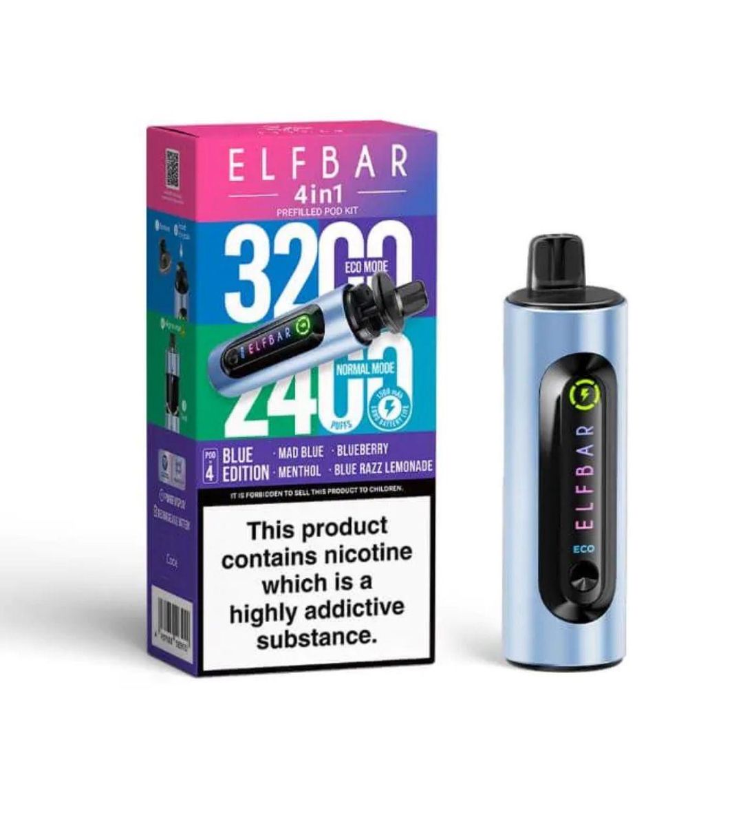 Elfbar 4in1 kit Blue edition 5 per case