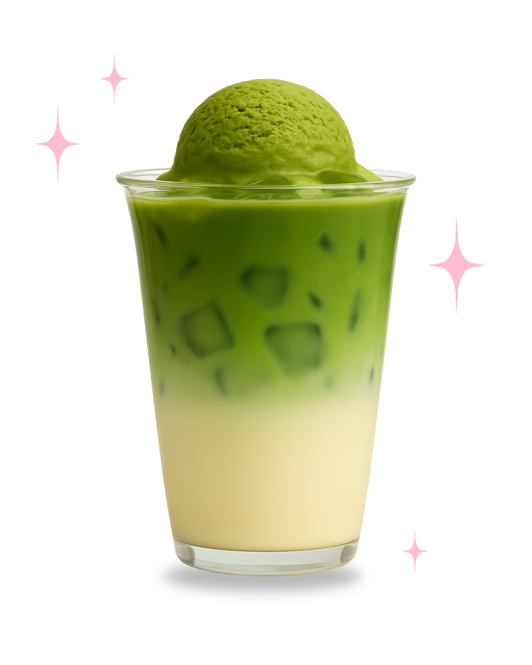 Uji Matcha Float, with Ice Cream