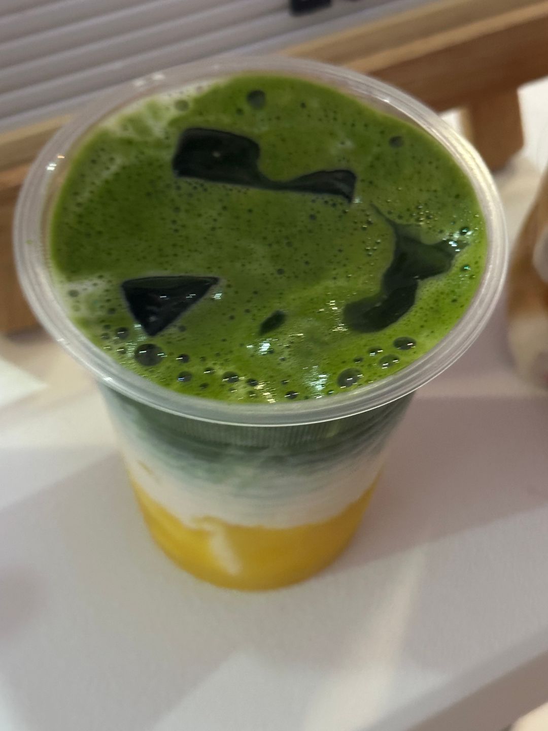 Mango Matcha Latte