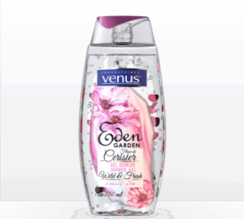Gel douche Venus aux pétales de roses- Eden Garden – Fleurs de Cerisier – 270ml
