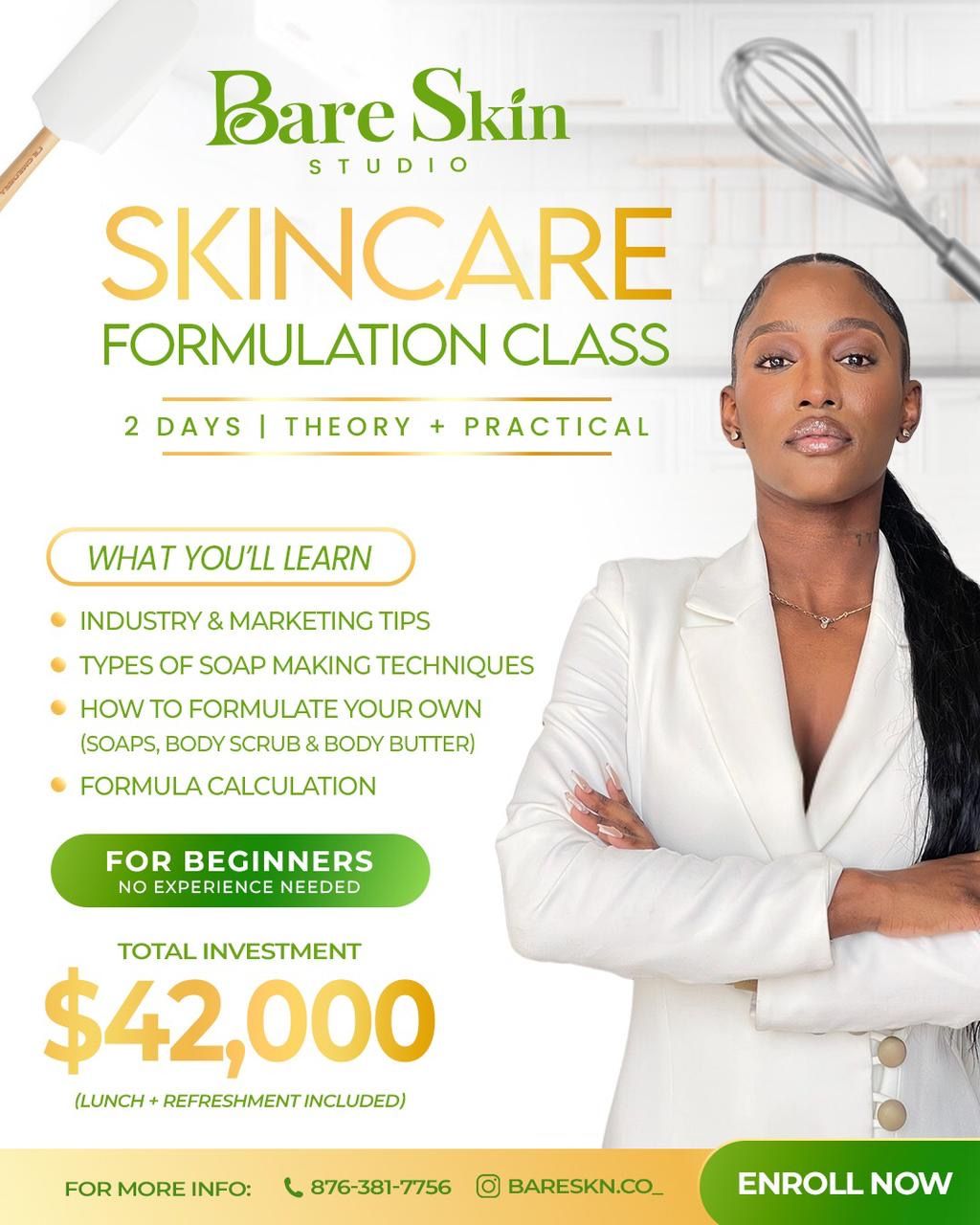 Skincare Formulation Class