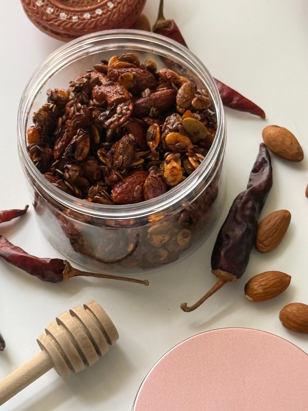 Chilli Honey Trail Mix Jar