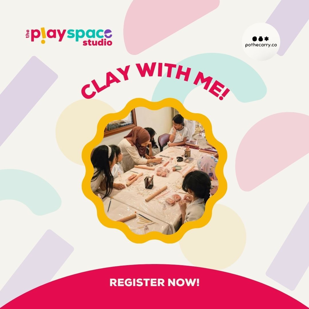 Clay with Me! Kids Claying Session (24th October, Friday, 2:30PM - 4:30PM)