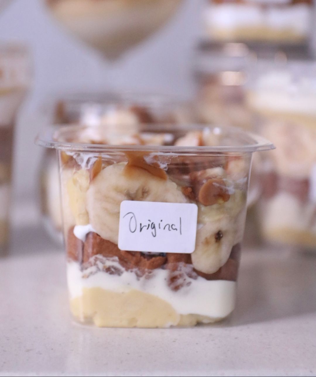 Banana Biscoff Pudding