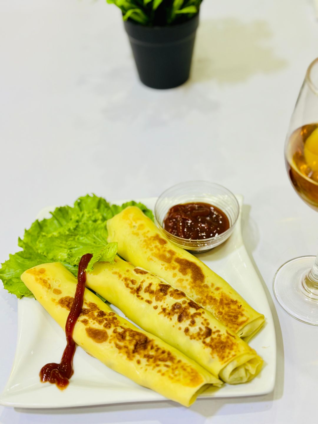 8crêpes fourrées jambon fromage 