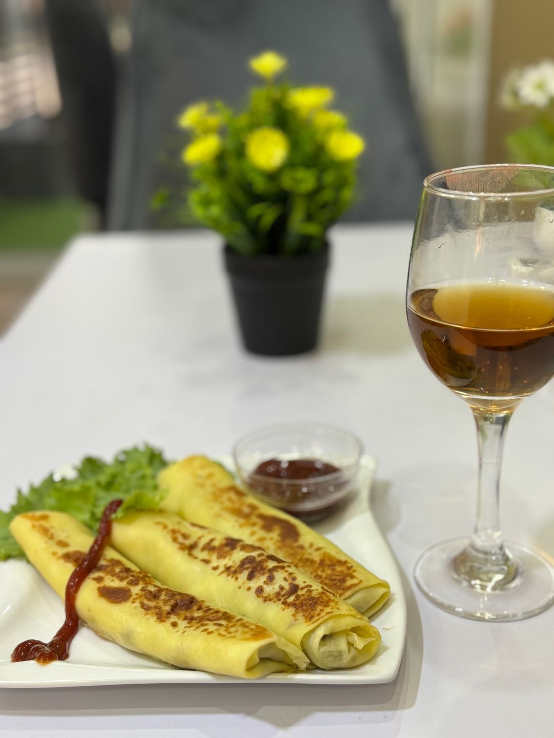 4 Crêpes fourrées jambon fromage 
