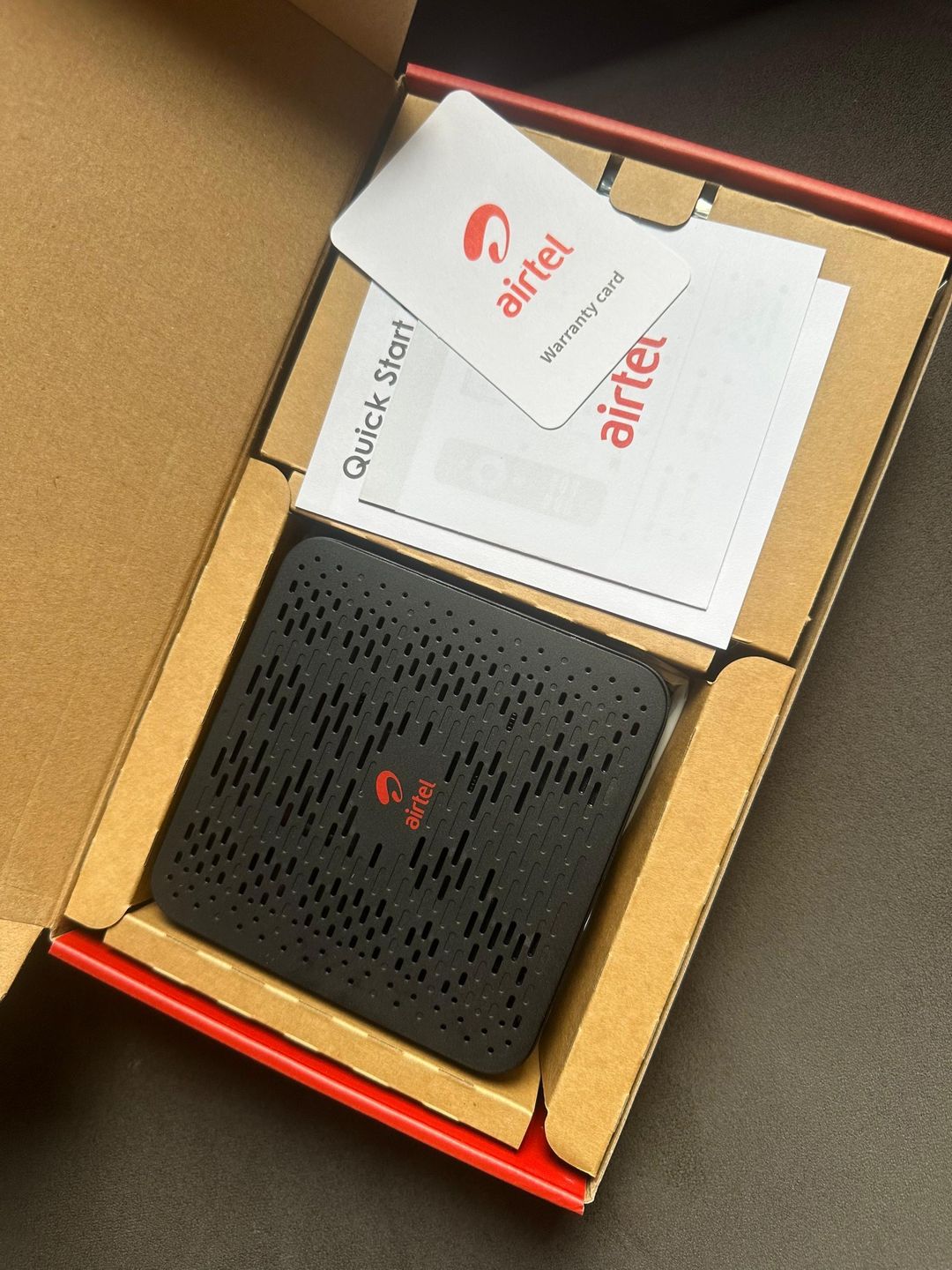 Airtel Smart Box / Router   ✅ Router + Smart TV Box in one ✅ Supports SIM card for instant 4G internet ✅ Stream live TV, movies, and more right to your screen
