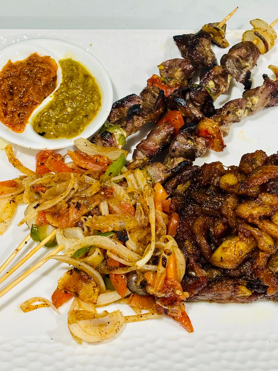 Brochette de porc 
