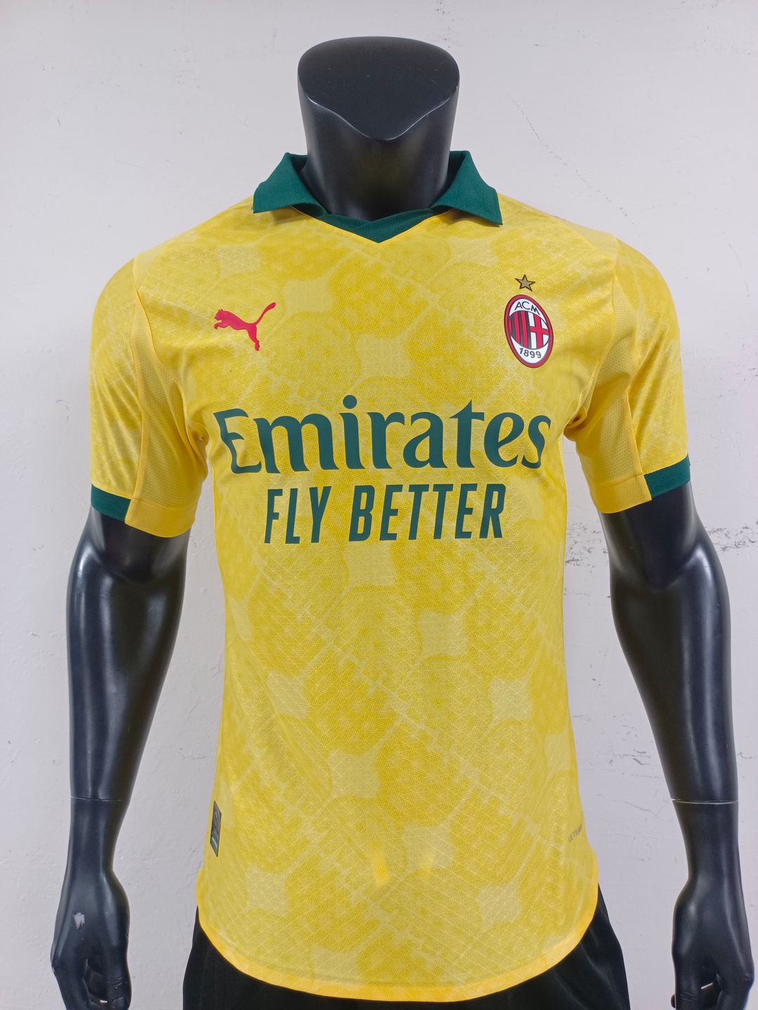 AC Milan 2025/26 Third Shirt (Yellow / Green / Red)