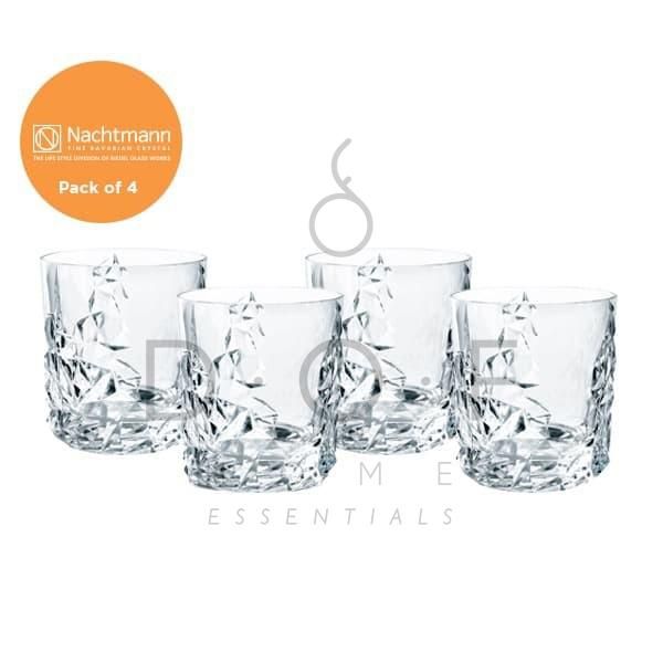 GELAS WHISKY NACHTMANN SCULPTURE WHISKY TUMBLER SET/4