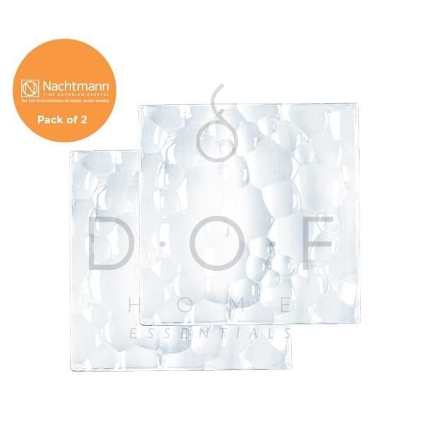 NACHTMANN SPHERE SQUARE PLATE 21CM PACK OF 2 PCS