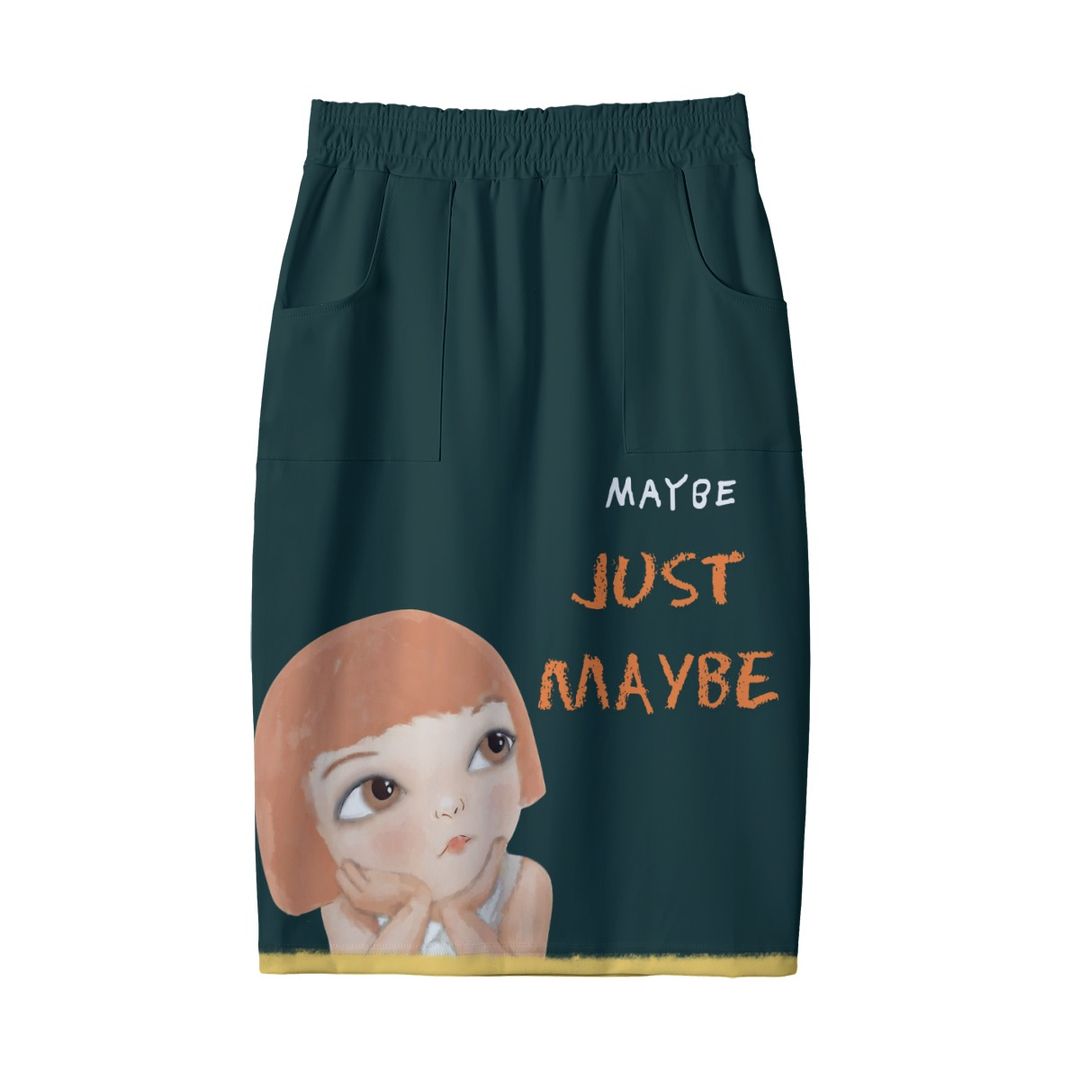 Maybe, just Maybe! — Hip Wrap Skirt 