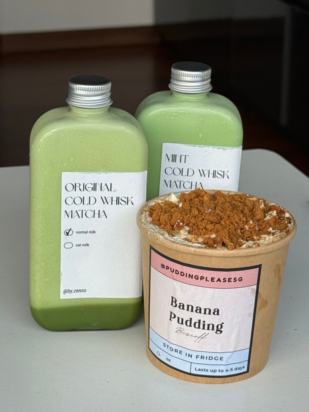 Matcha + Banana Pudding Bundle (Collab with @by.zenns) 
