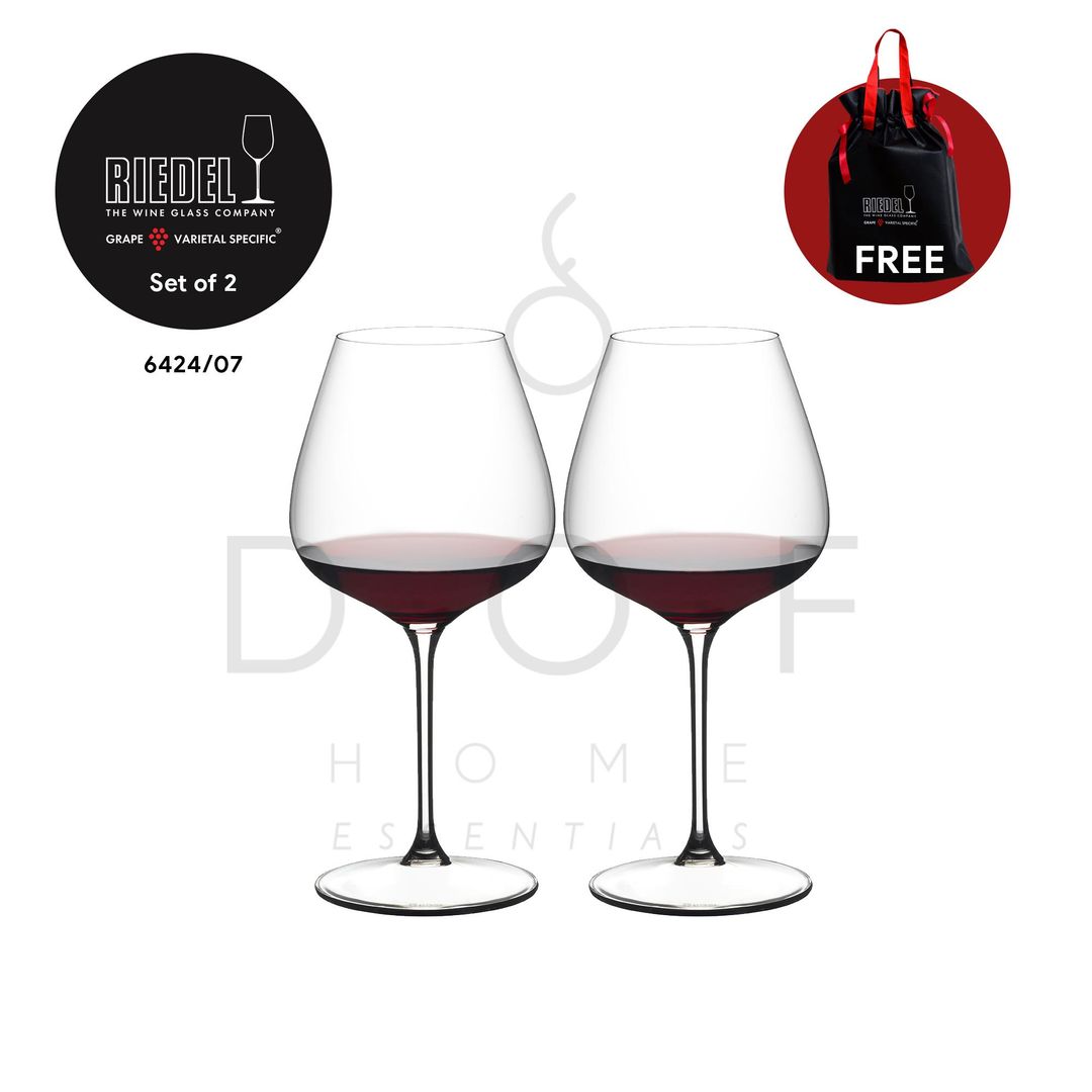 GELAS RED WINE GRAPE@ RIEDEL PINOT NOIR/NEBBIOLO/APERITIVO PACK OF 2 PCS