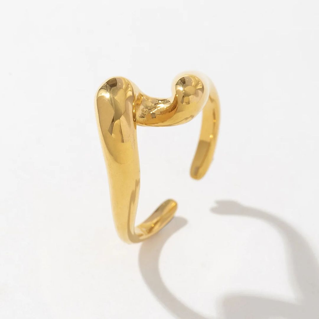 Golden Heart Ring