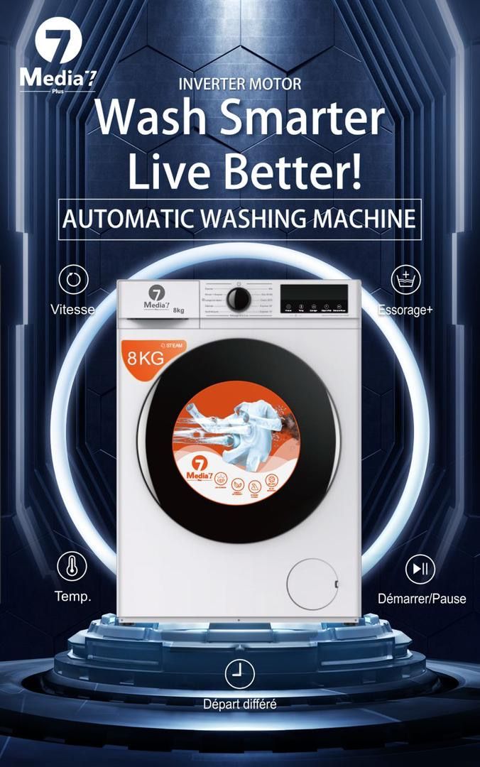 MP-80 WLD Machine à laver 8KG 