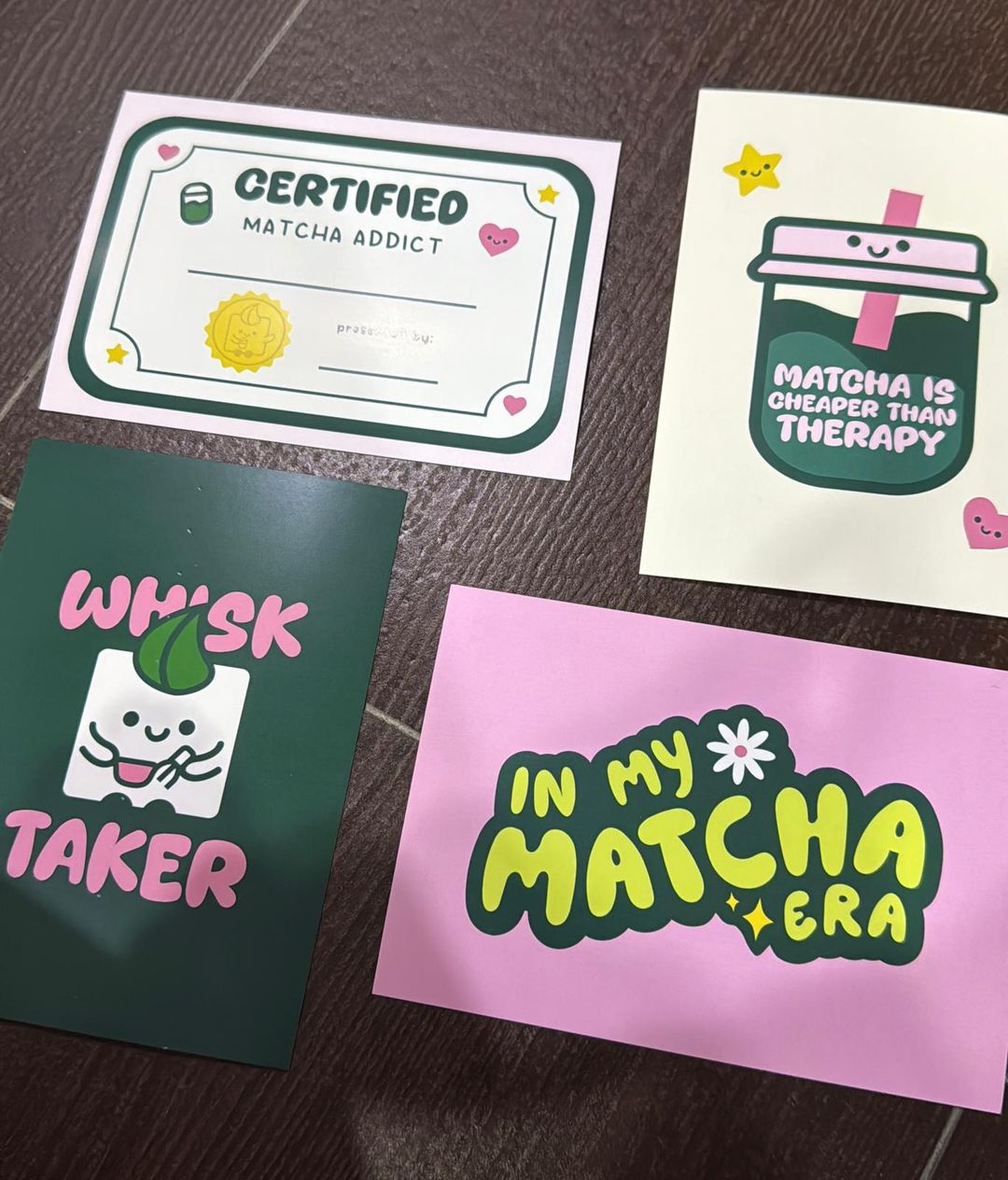 a6 matcha prints
