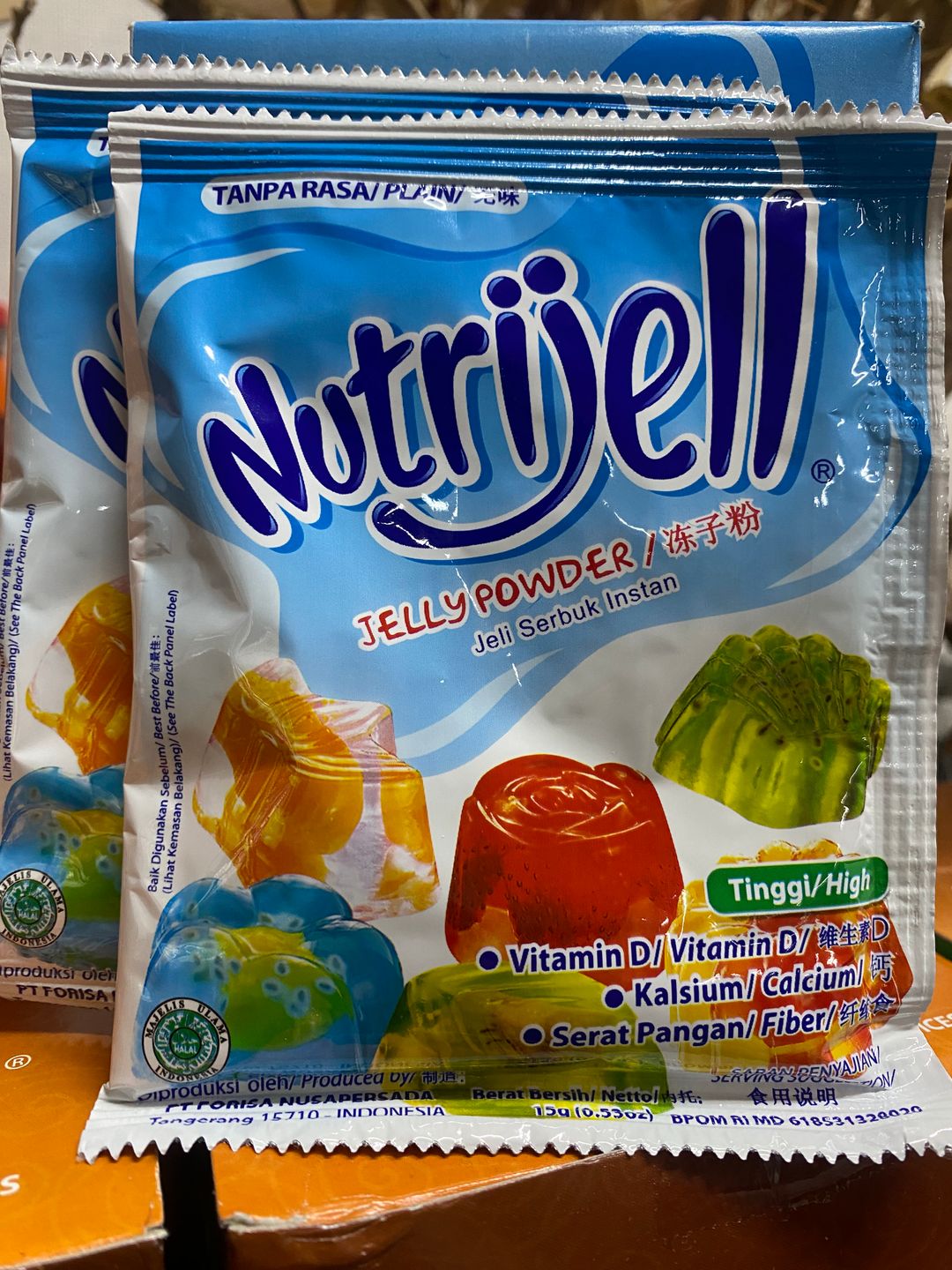 Nutrijell Tanpa Rasa 15gr