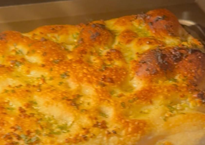 Minced Garlic in Butter with Fresh Parsley