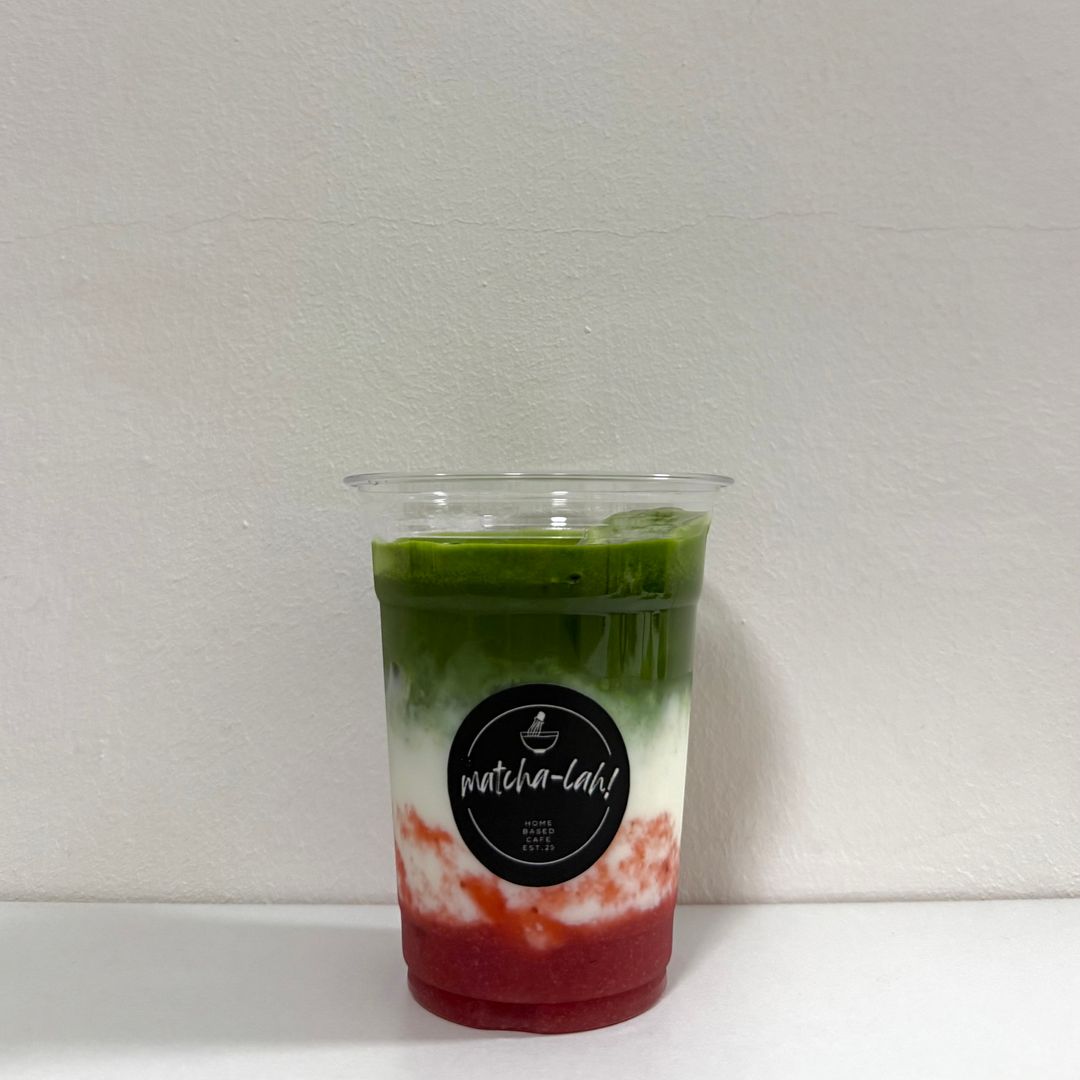 Strawberry Matcha Latte 