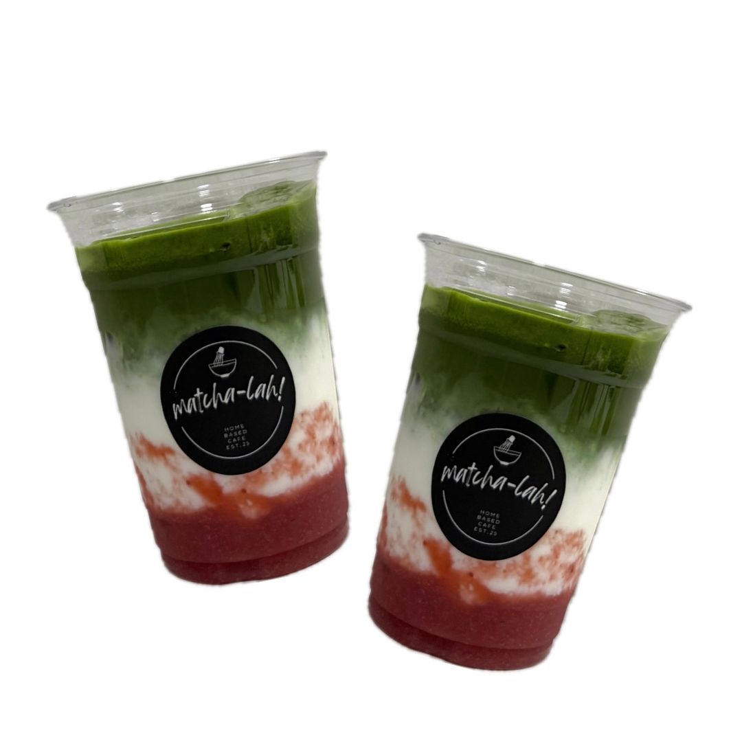 Strawberry Matcha + Strawberry Matcha 