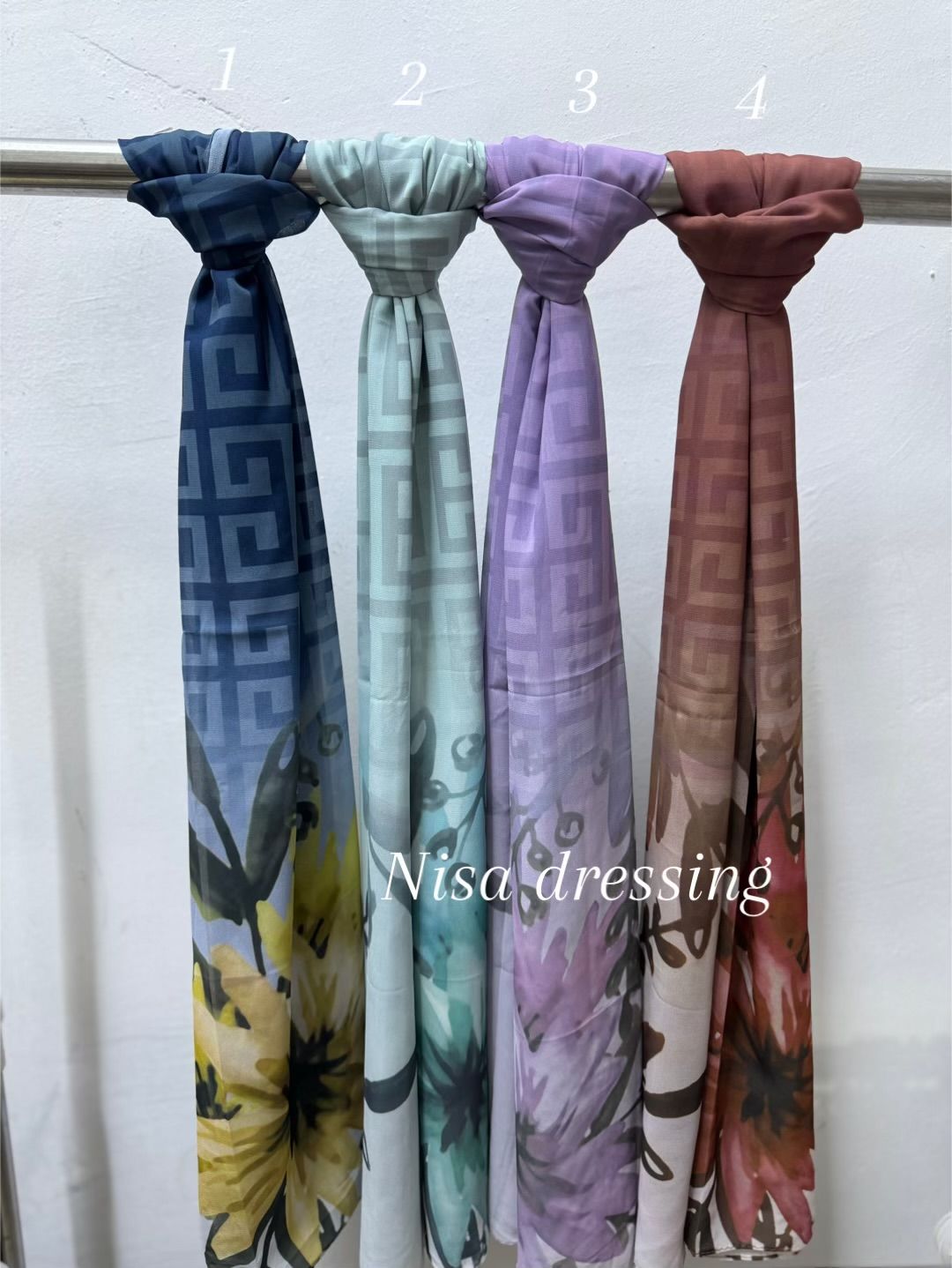 Voile imprimé crêpe 