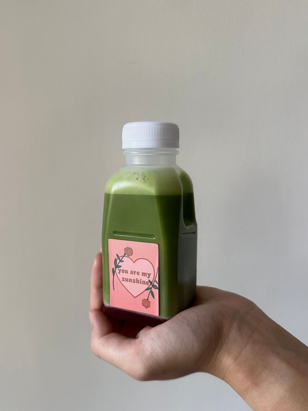 Bottled Matcha Strawberry Latte