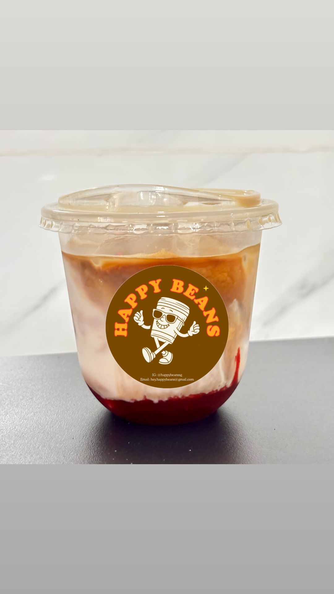 Iced Strawberry Latte