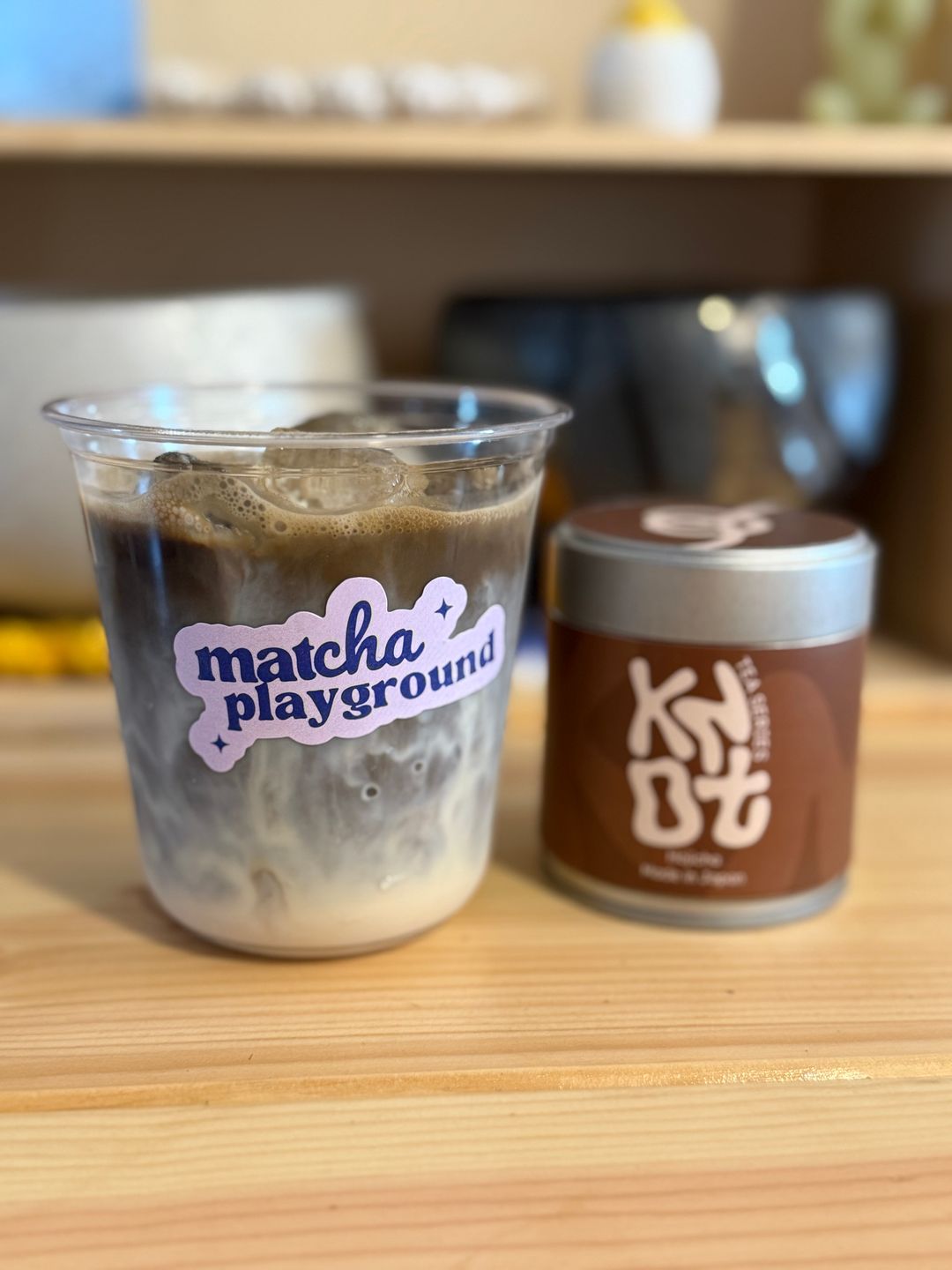 Hojicha Latte (Knot)
