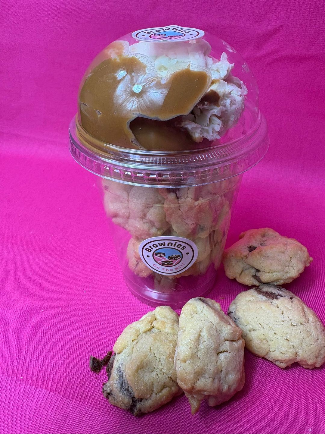 Mini Dippy Biscoff and White Chocolate Cookie Cup