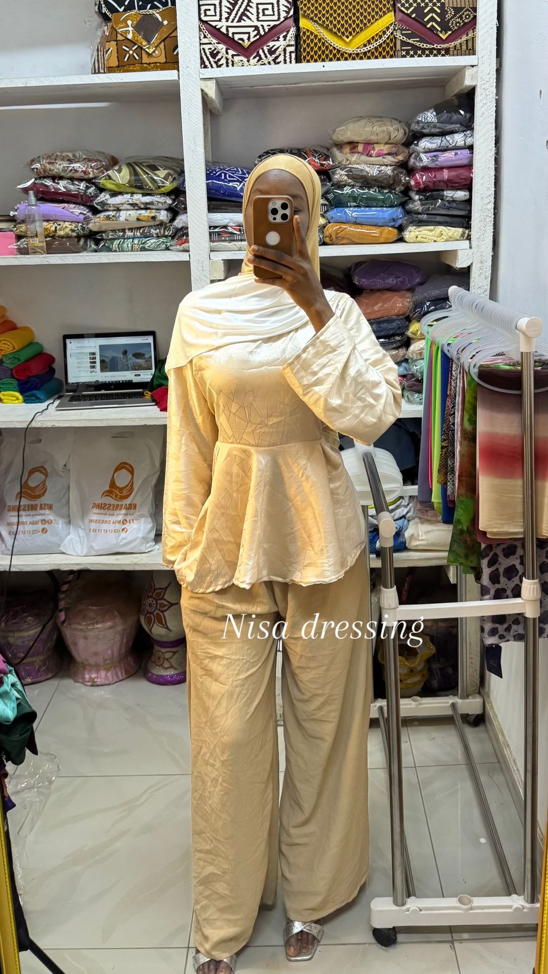 Ensemble pantalon ~ beige