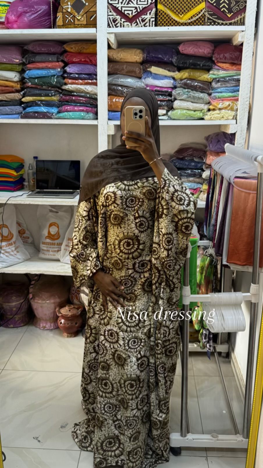 Robe tunique ~ Marron