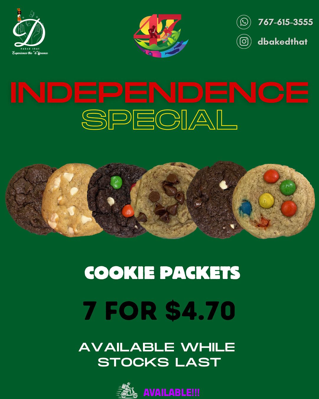 Independence Sale - 7 Cookies