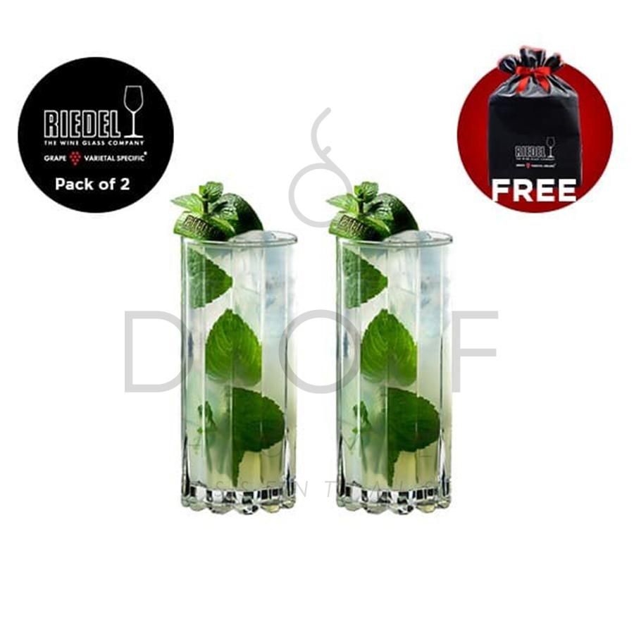 GELAS RIEDEL BAR DRINK SPECIFIC GLASSWARE HIGHBALL GLASS PACK OF 2 PCS