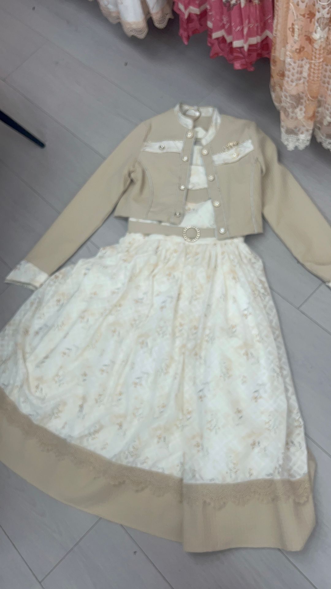 AA6009 dubai like dress 40000 8-14years mixed color order inafungwa 14/10/25 