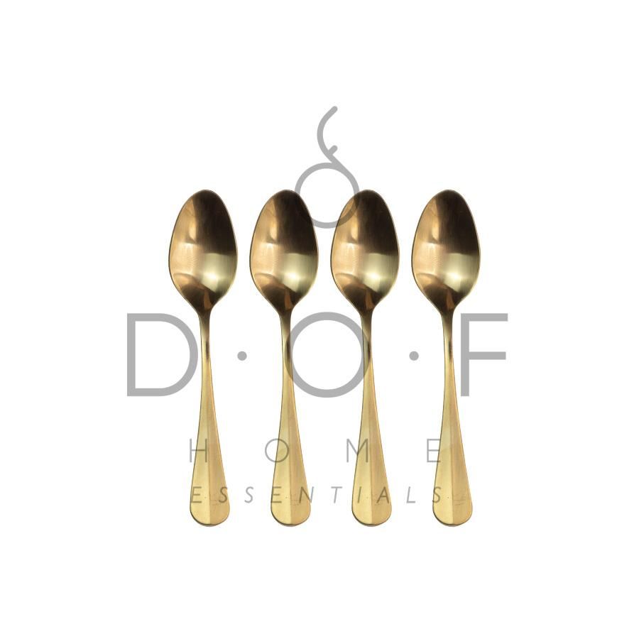 WF JUSTIN MOCCA SPOON SATIN GOLD SET/4 SENDOK KOPI PREMIUM