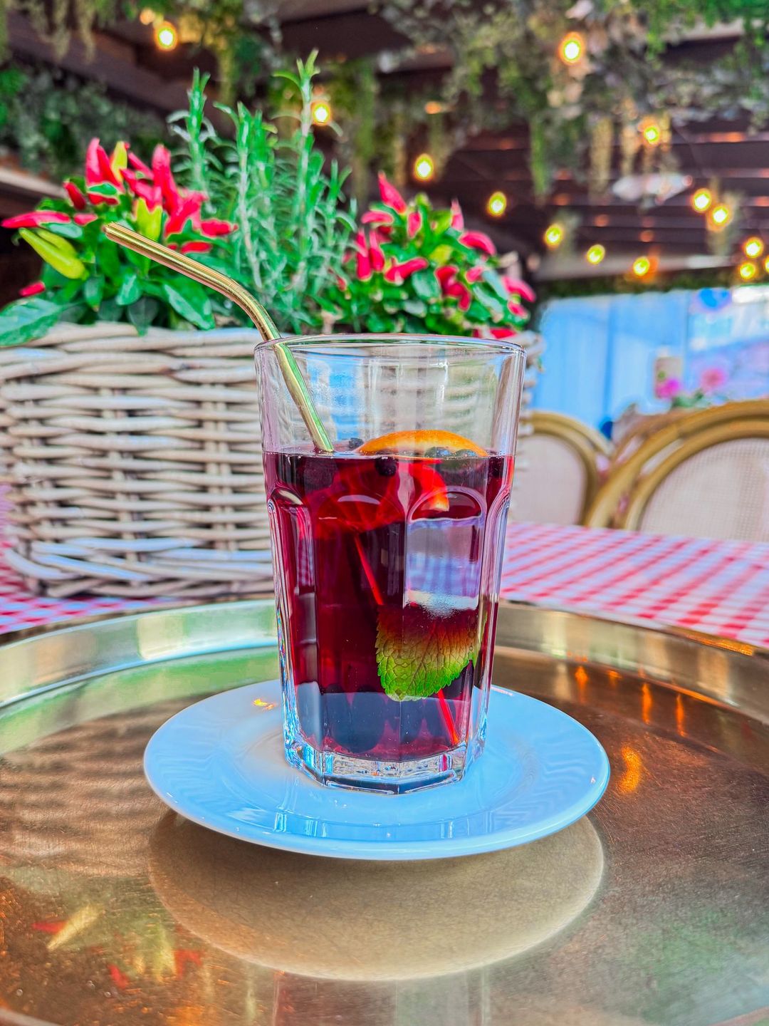Spicy Red Berry Cocktail