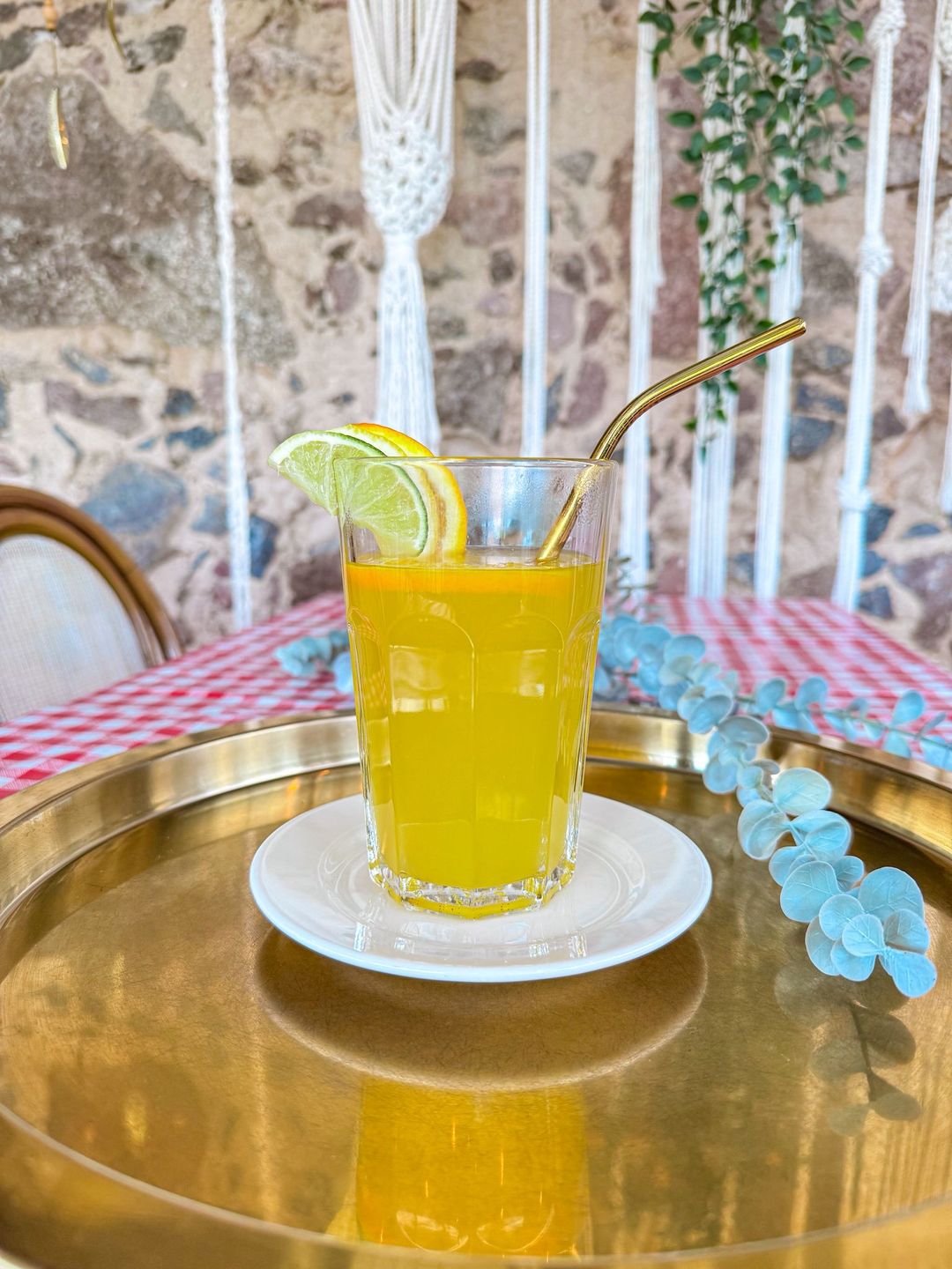 Hot Passionfruit Lemonde