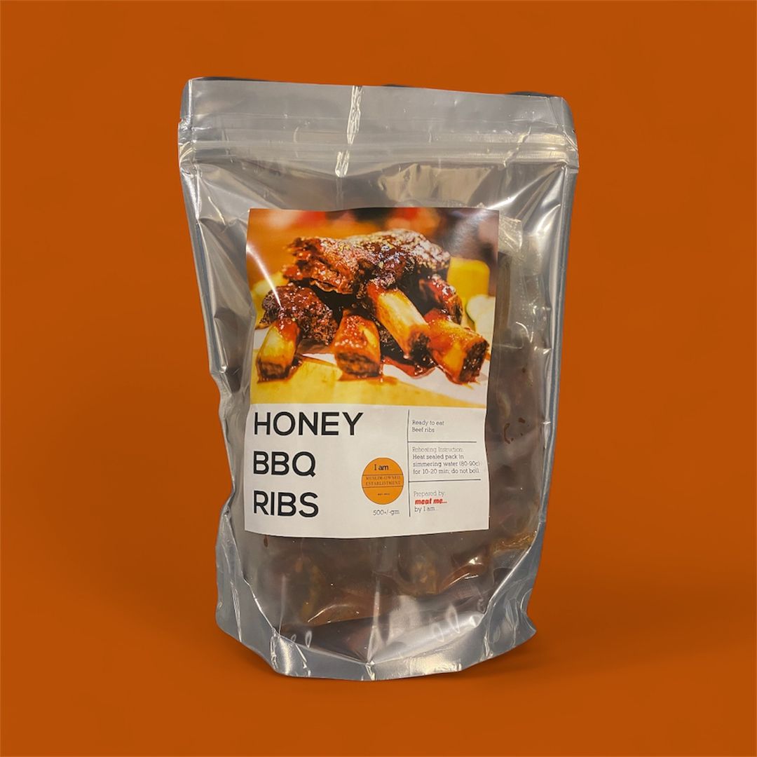Honey BBQ Beef Ribs 500+/-gm
