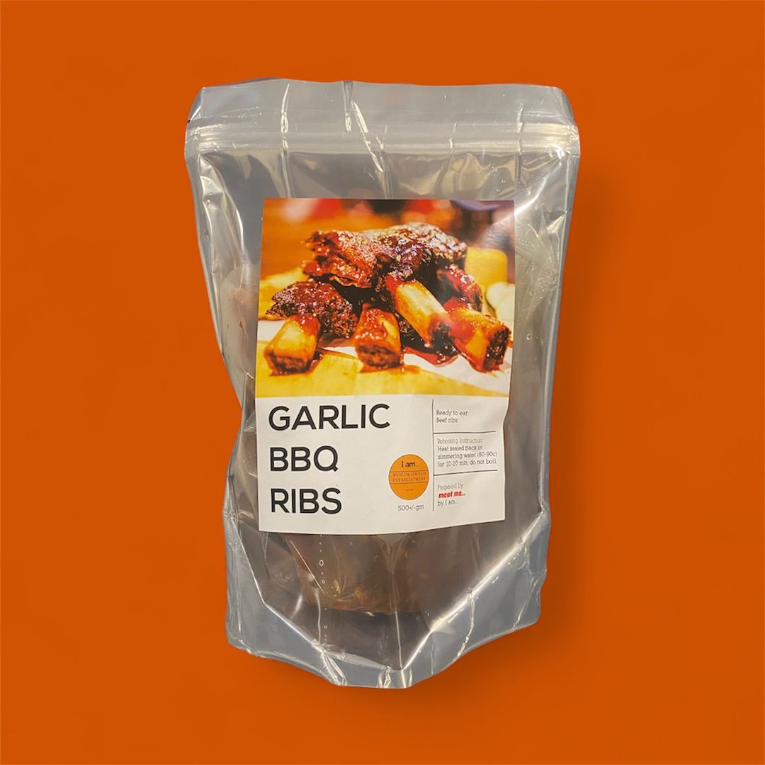 Garlic BBQ Beef Ribs 500+/-gm