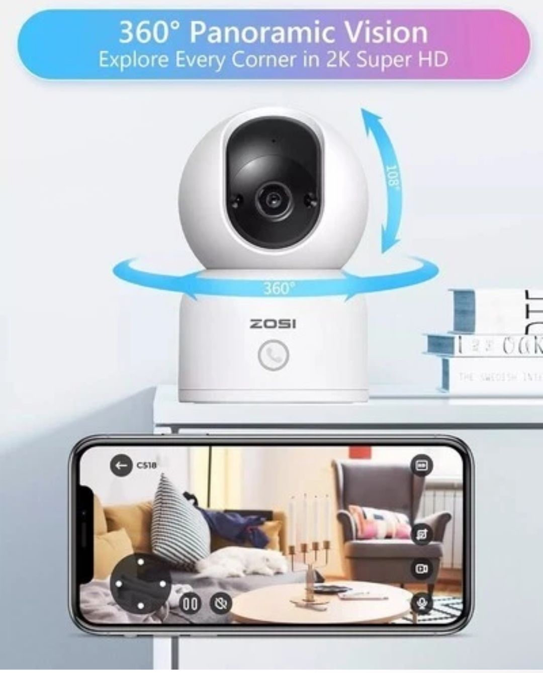 Ip Caméra pou kontwole biznis ou e lakay ou via téléphone ou