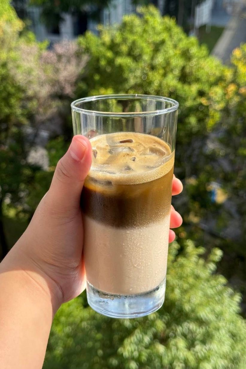 Hojicha latte